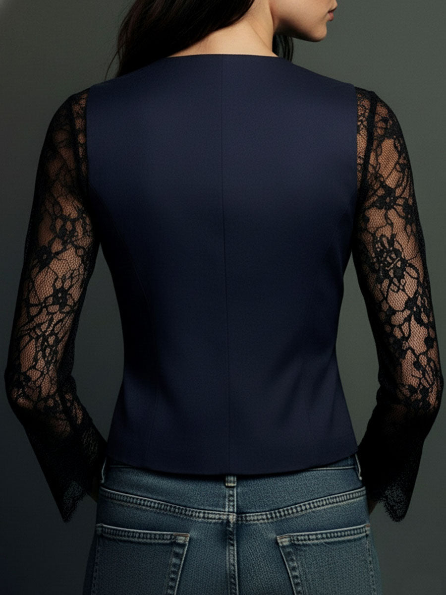 Yara - Soft-Touch Blouse - Moss Green