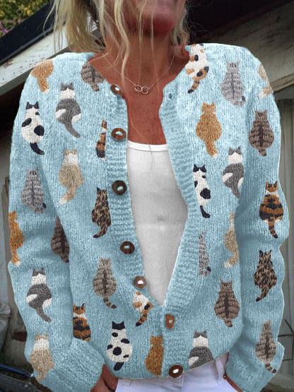 Ellavine - Soft-Touch Knit Cardigan - Beige