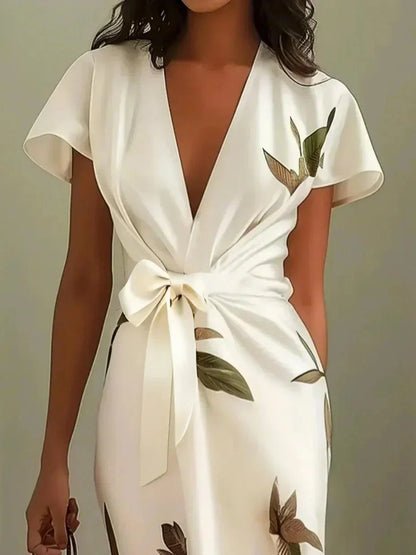 Perenna - Timeless Wrap Dress - White