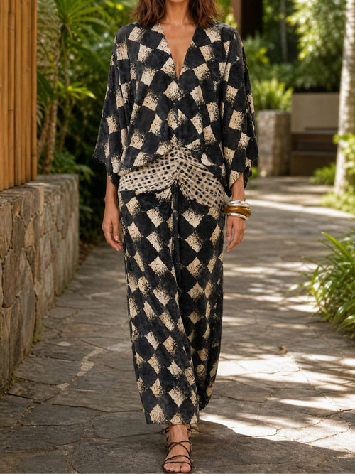 Elysette - Soft-Touch Maxi Dress - Black