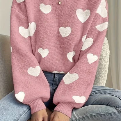Zarael - Stylish Casual Sweater - Red