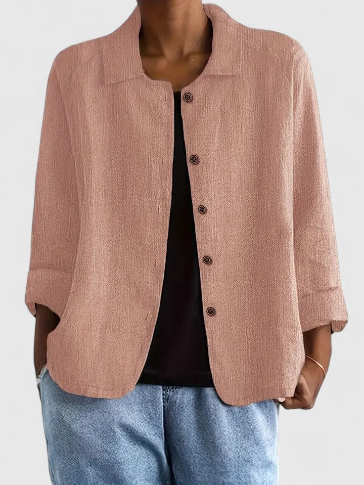 Rilayne - Soft-Touch Lightweight Top - Light Blue