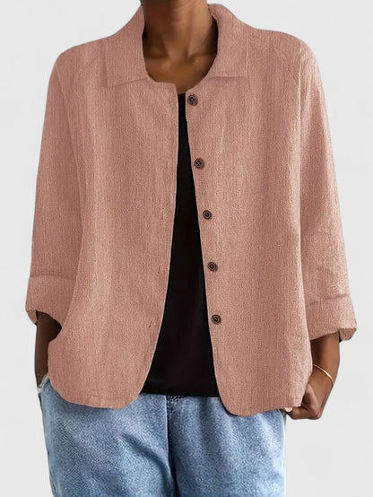 Rilayne - Soft-Touch Lightweight Top - Light Blue