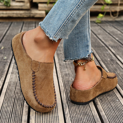 Zayella - Cushioned Walking Shoes - Coffee