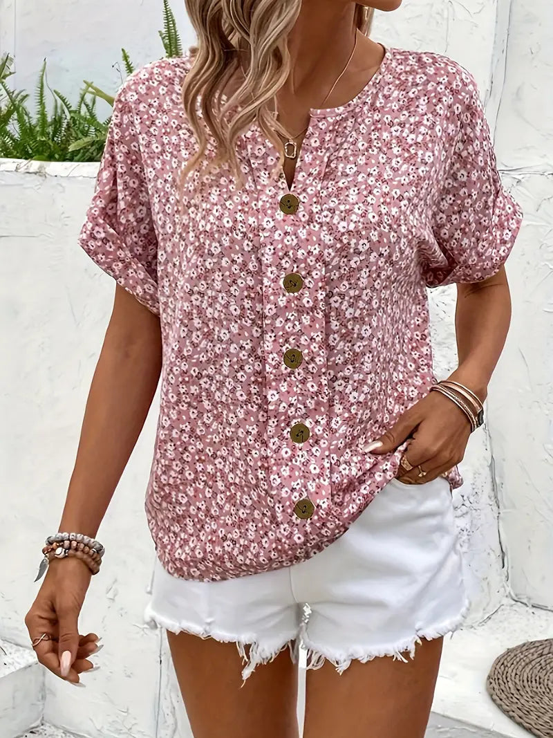 Veyraen - Airy Top - Pink