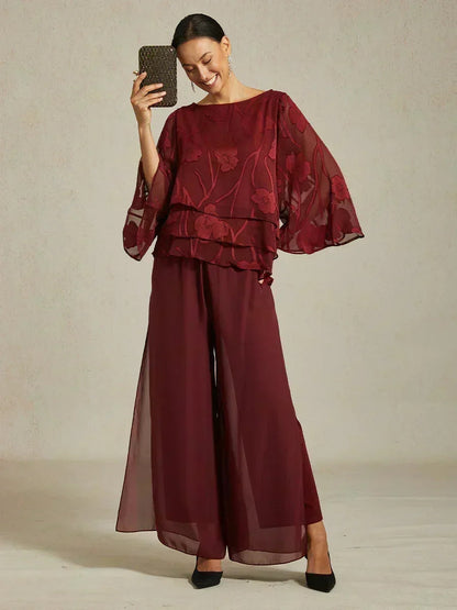 Tairess - Wide Leg Trouser - Olive