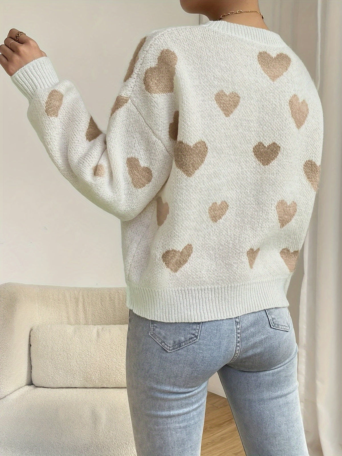 Zarael - Stylish Casual Sweater - Red