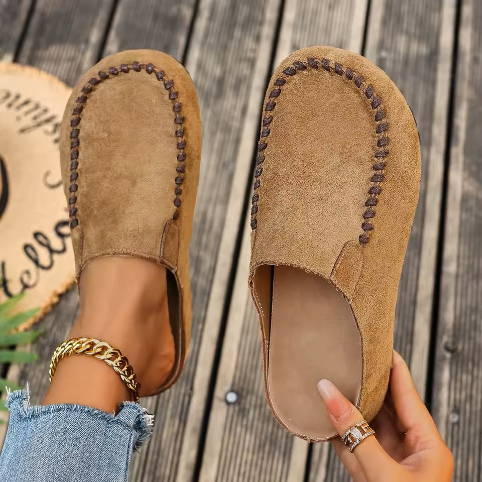 Zayella - Cushioned Walking Shoes - Brown