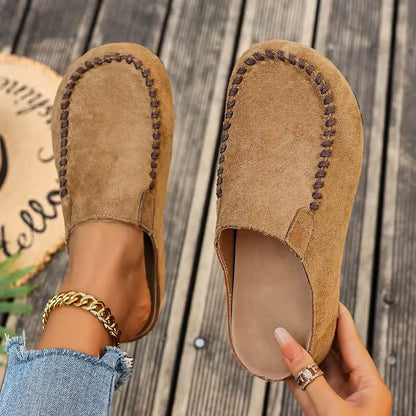 Zayella - Cushioned Walking Shoes - Brown