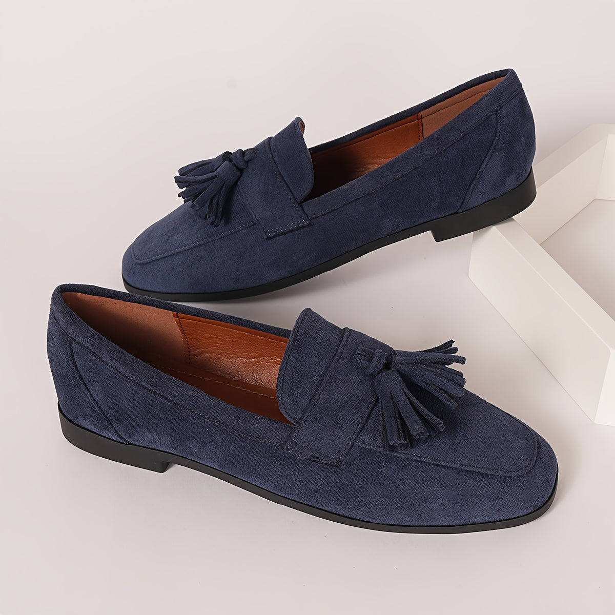 Lorae - Supportive Women's Walking Shoes - Navy Blue