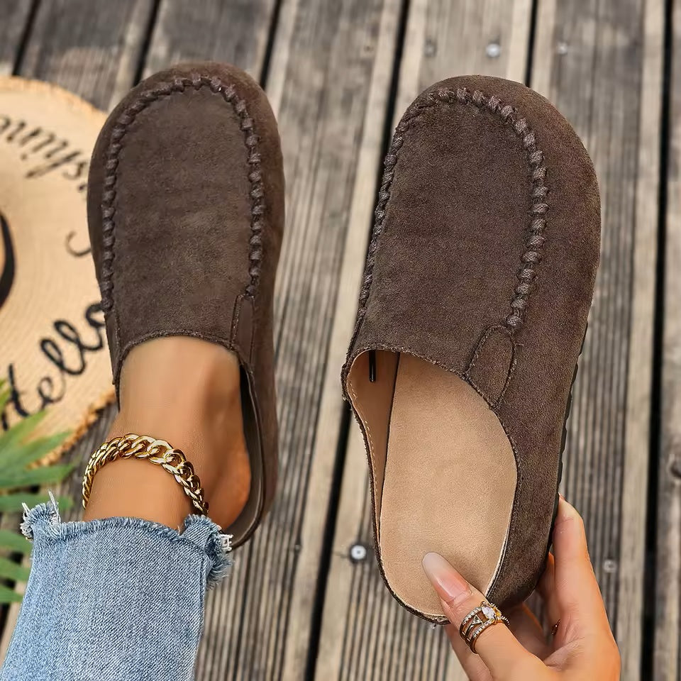 Zayella - Cushioned Walking Shoes - Brown