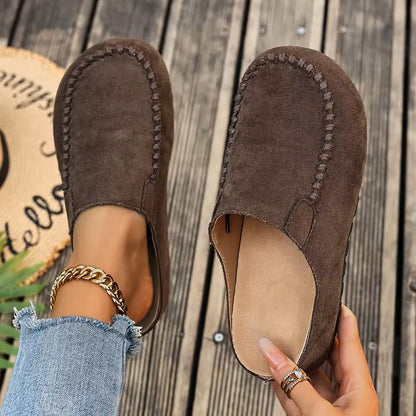 Zayella - Cushioned Walking Shoes - Brown