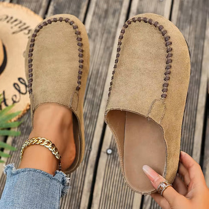 Zayella - Cushioned Walking Shoes - Brown