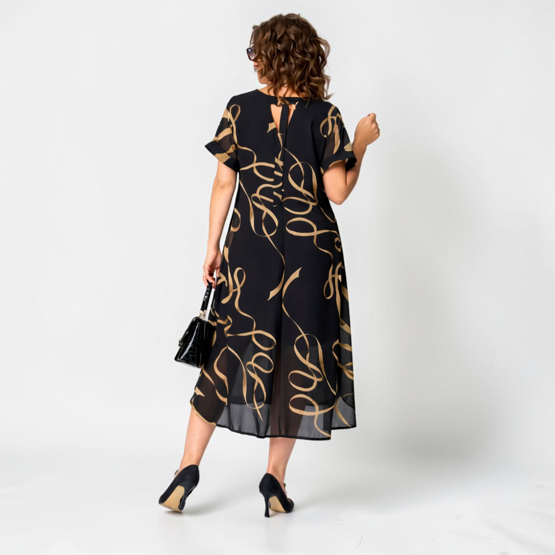 Ismara - Lightweight V-Neck Midi Dress