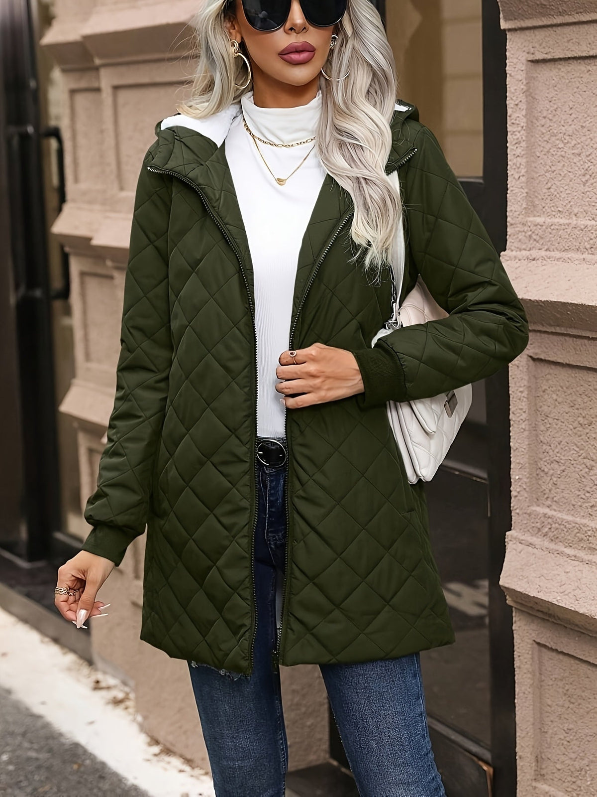 Telya - Insulated Quilted Jacket - Black