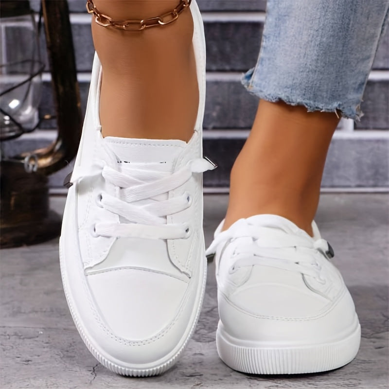 Jessamy - Comfort Lace-Up Shoes - White