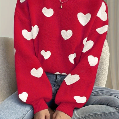 Zarael - Stylish Casual Sweater - Red
