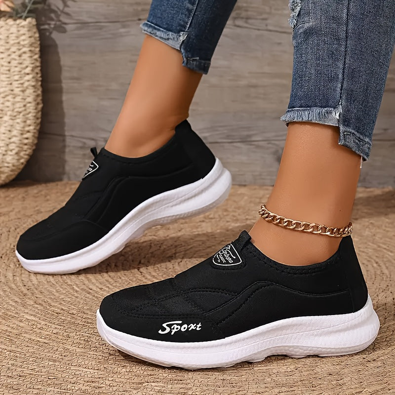 Solirae - Supportive Comfort Walking Sneakers - White