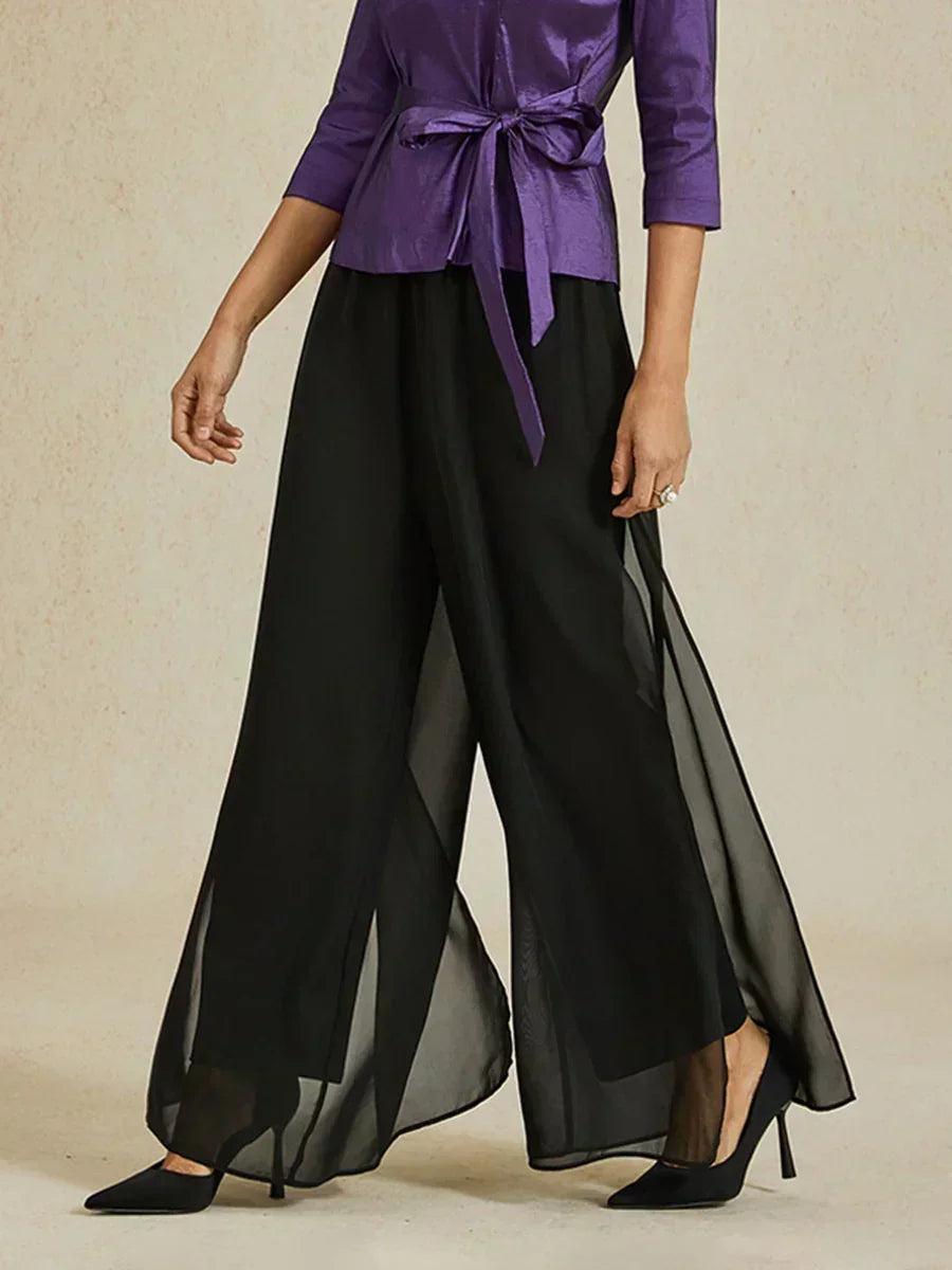 Tairess - Wide Leg Trouser - Black