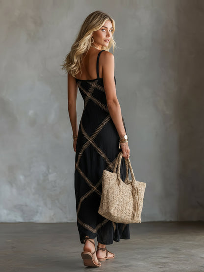 Ardelia - Soft-Touch Maxi Dress - Blue