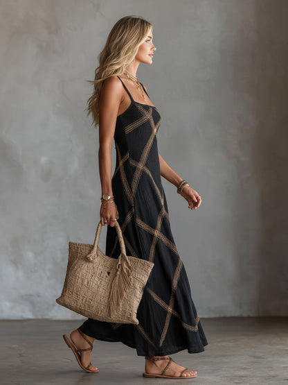 Ardelia - Soft-Touch Maxi Dress - Blue