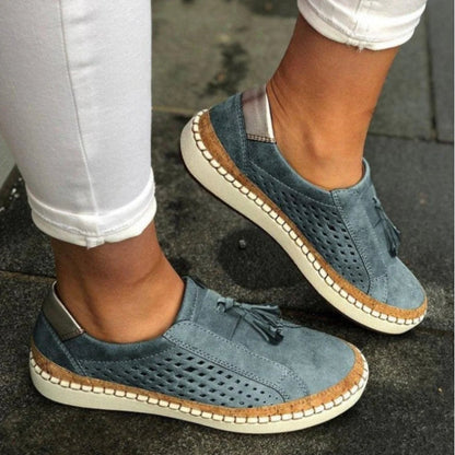 Veda - Cushioned Slip-On Shoes - Green