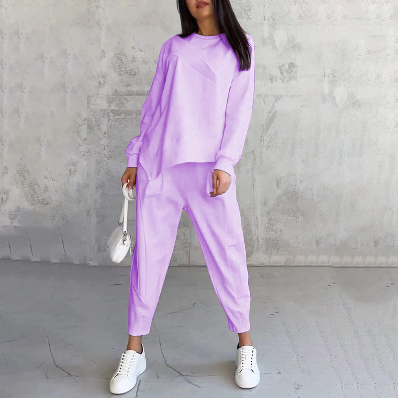 Eulavie - Soft Touch Oversized Lounge Set - White