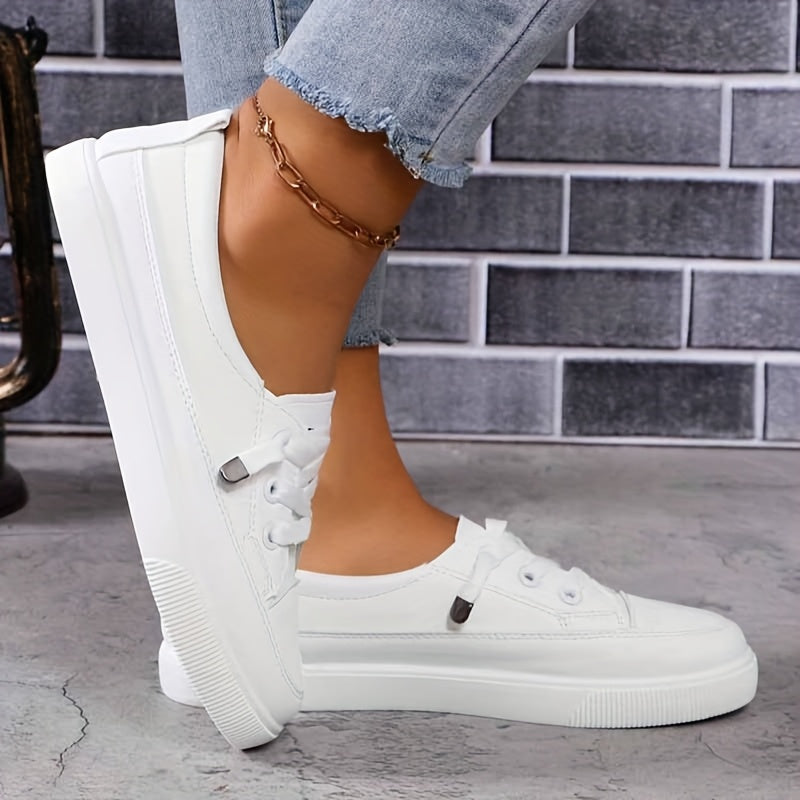 Jessamy - Comfort Lace-Up Shoes - White