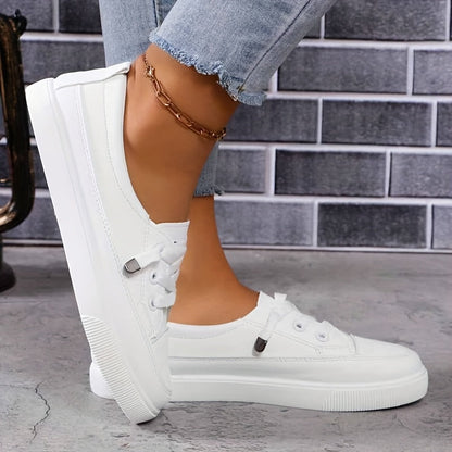 Jessamy - Comfort Lace-Up Shoes - White