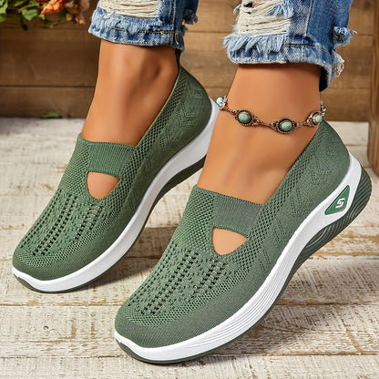 Yalia - Cushioned Walking Shoes - Purple