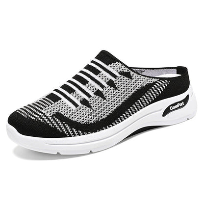 Fara - Knit Slip-On Sneakers - Pink