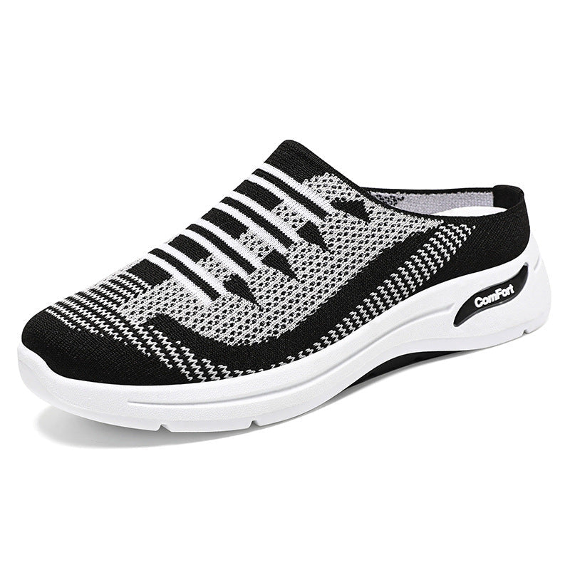 Quenby - Knit Slip On Sneakers Casual Fit - Beige