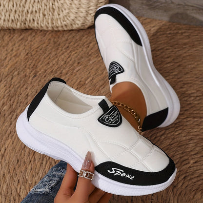 Solirae - Supportive Comfort Walking Sneakers - Black