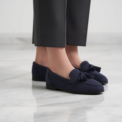 Lorae - Supportive Women's Walking Shoes - Navy Blue