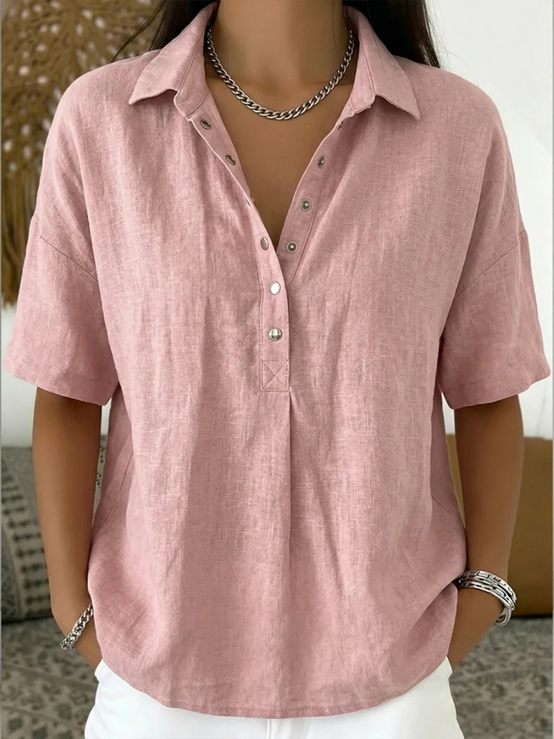 Norellin - Soft-Touch Blouse - Khaki