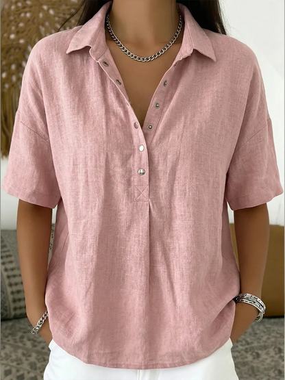 Norellin - Soft-Touch Blouse - Khaki