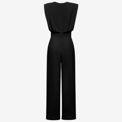 Hollianne - Soft-Touch Jumpsuit - Black