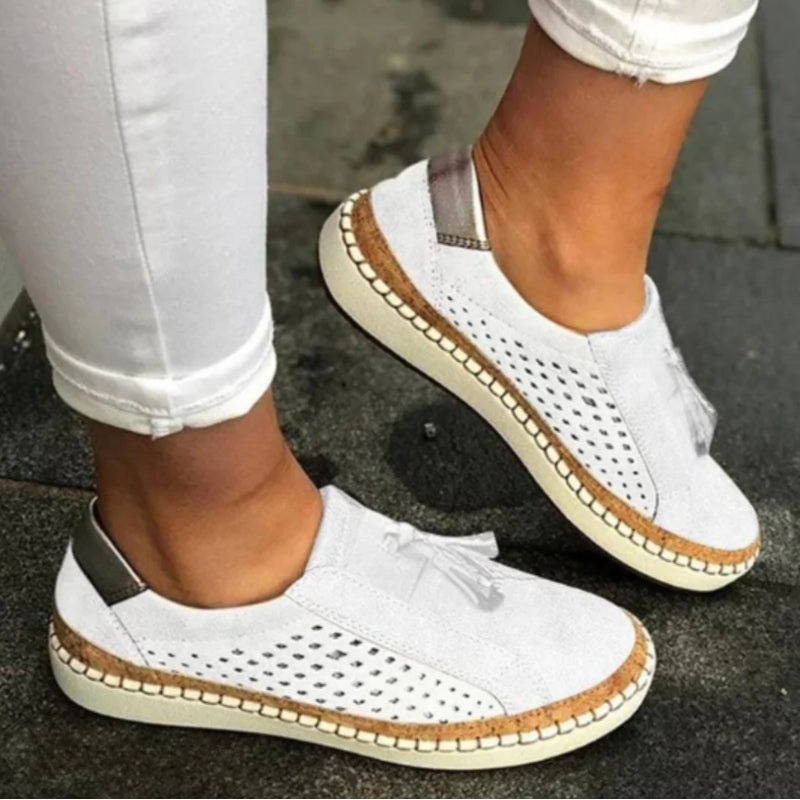 Veda - Cushioned Slip-On Shoes - Green