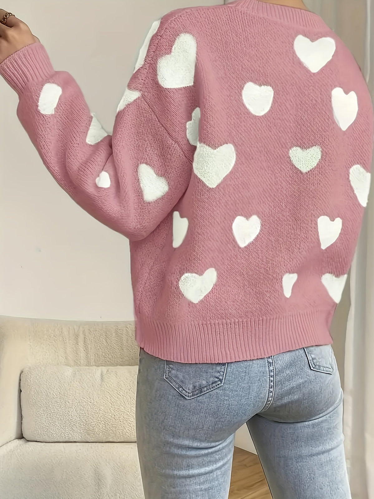 Zarael - Stylish Casual Sweater - Red
