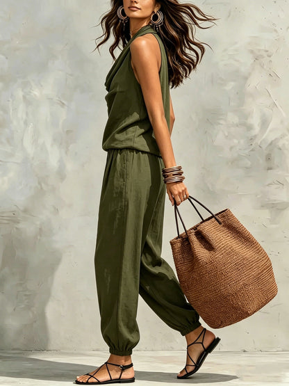 Florelle - Breezy Linen Set - Green