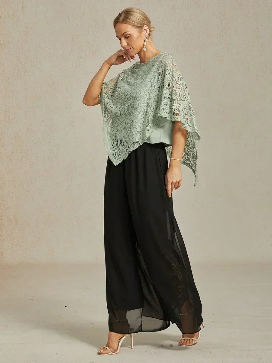 Tairess - Wide Leg Trouser - White
