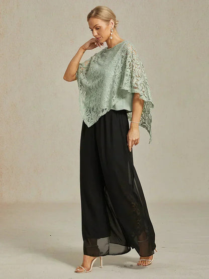 Tairess - Wide Leg Trouser - White