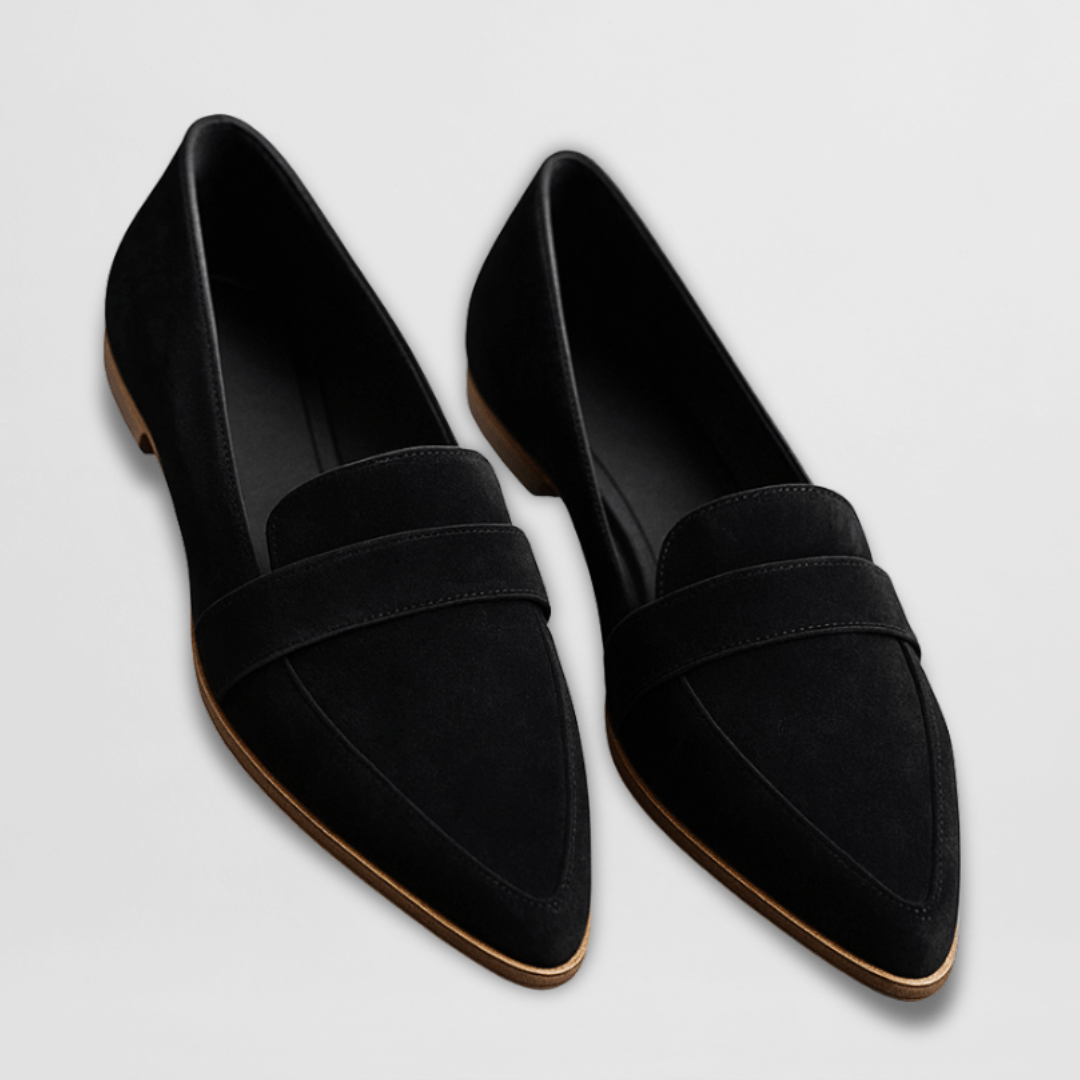 Lorayne - Classic Penny Loafers - Khaki