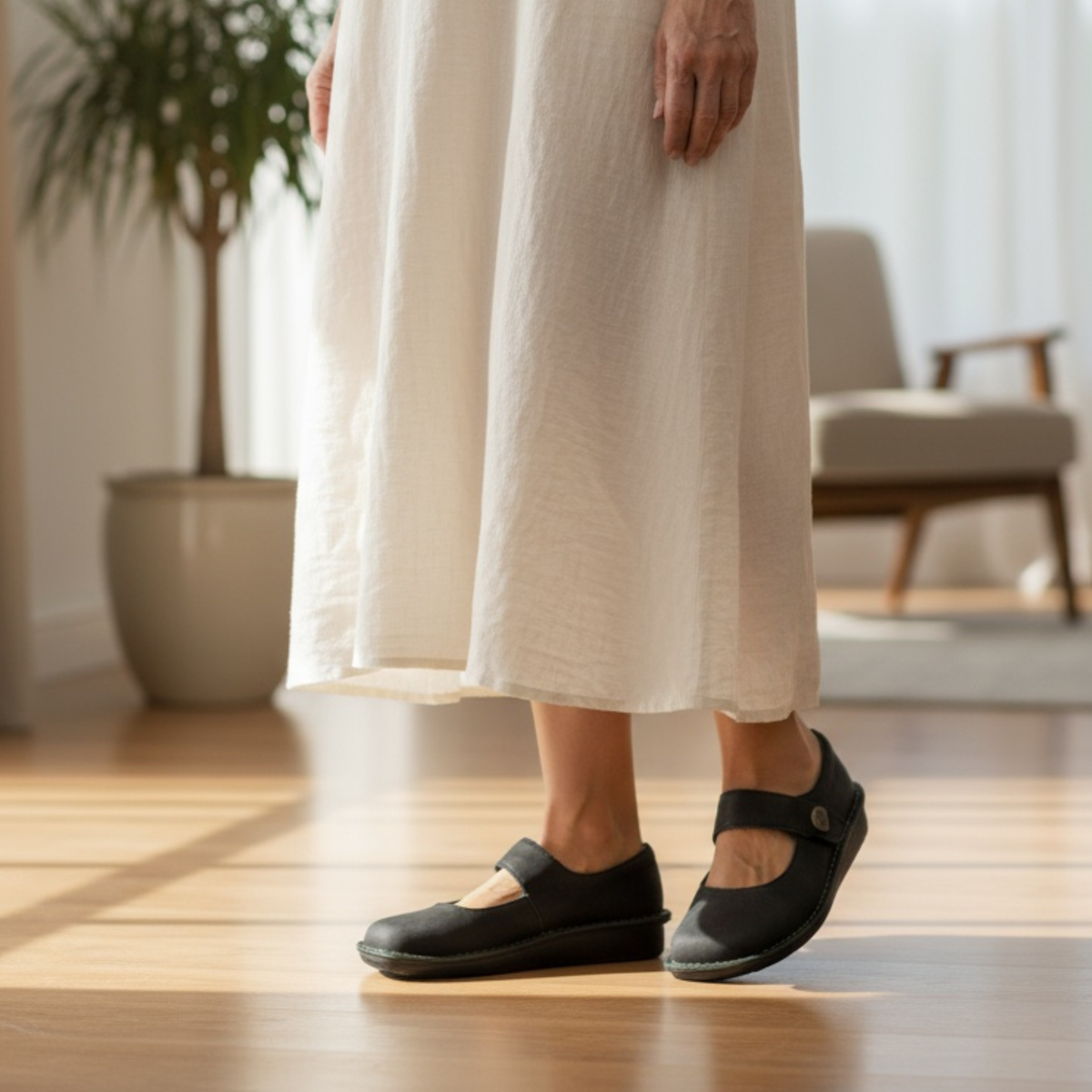 Winslet - Cushioned Comfort Shoes - Black
