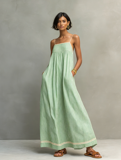 Orielle - Airy Summer Dress - Blue