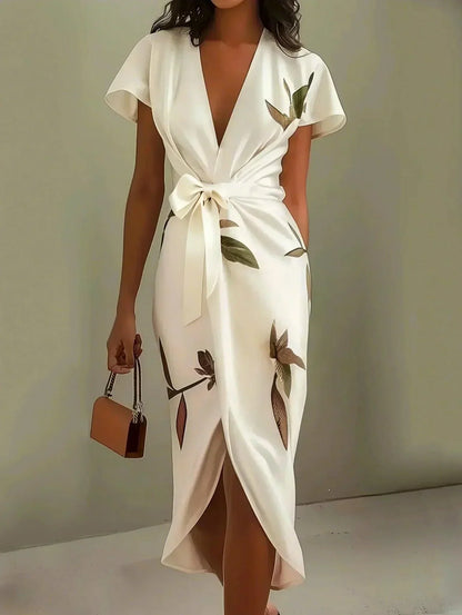 Perenna - Timeless Wrap Dress - White