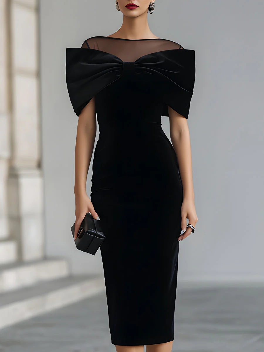 Ralisse - Elegant Casual Dress - Black