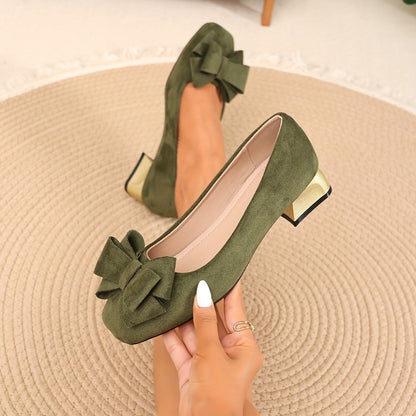 Aleraen - Stylish Casual Heels - Black