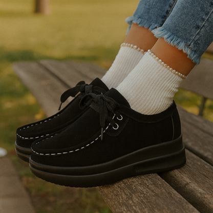 Amorelle - Cushioned Comfort Shoe - Blue