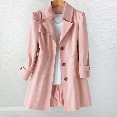 Maliah - All-Season Trench Coat - Beige